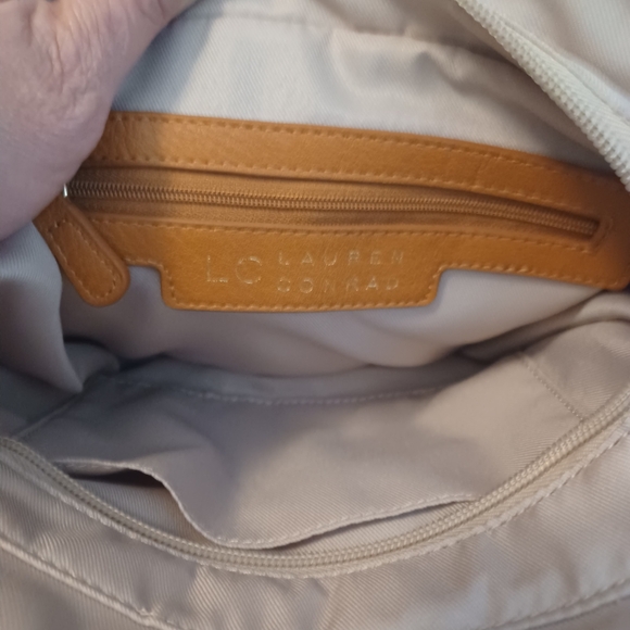 Lauren Conrad Cookie Straw Crossbody Purse - Picture 6 of 6